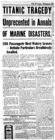The Evening Telegram April 17, 1912 #2